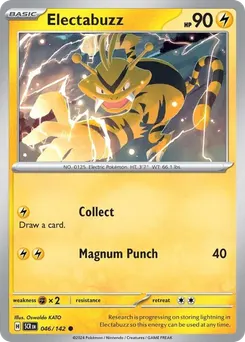 Electabuzz #46, Reverse Holo