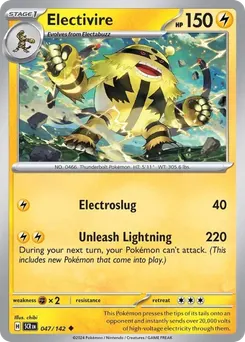 Electivire #47, Reverse Holo