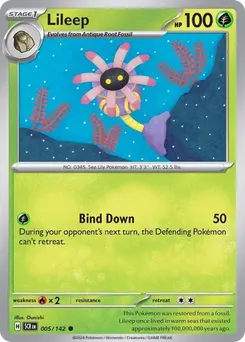 Lileep #5, Standard