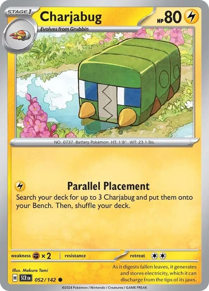 Charjabug #52, Stellar Crown Reverse Holo