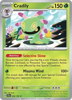 Cradily #6, Reverse Holo