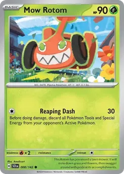 Mow Rotom #8, Reverse Holo