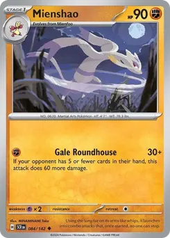 Mienshao #84, Reverse Holo