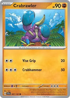 Crabrawler #87, Reverse Holo