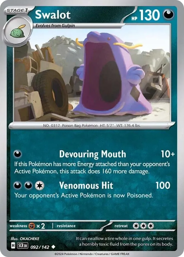 Swalot #92, Stellar Crown Reverse Holo