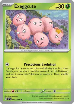 Exeggcute #1, Reverse Holo