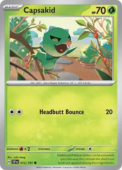 Capsakid #12, Reverse Holo