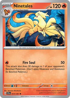 Ninetales #17, Reverse Holo
