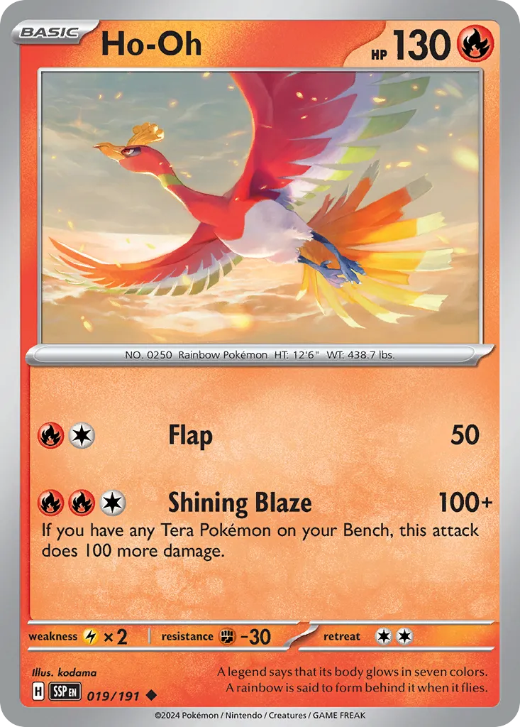 Ho-Oh #19, Surging Sparks