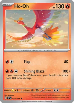 Ho-Oh #19, Reverse Holo