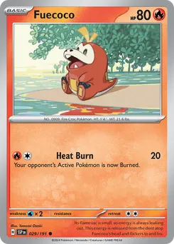 Fuecoco #29, Reverse Holo