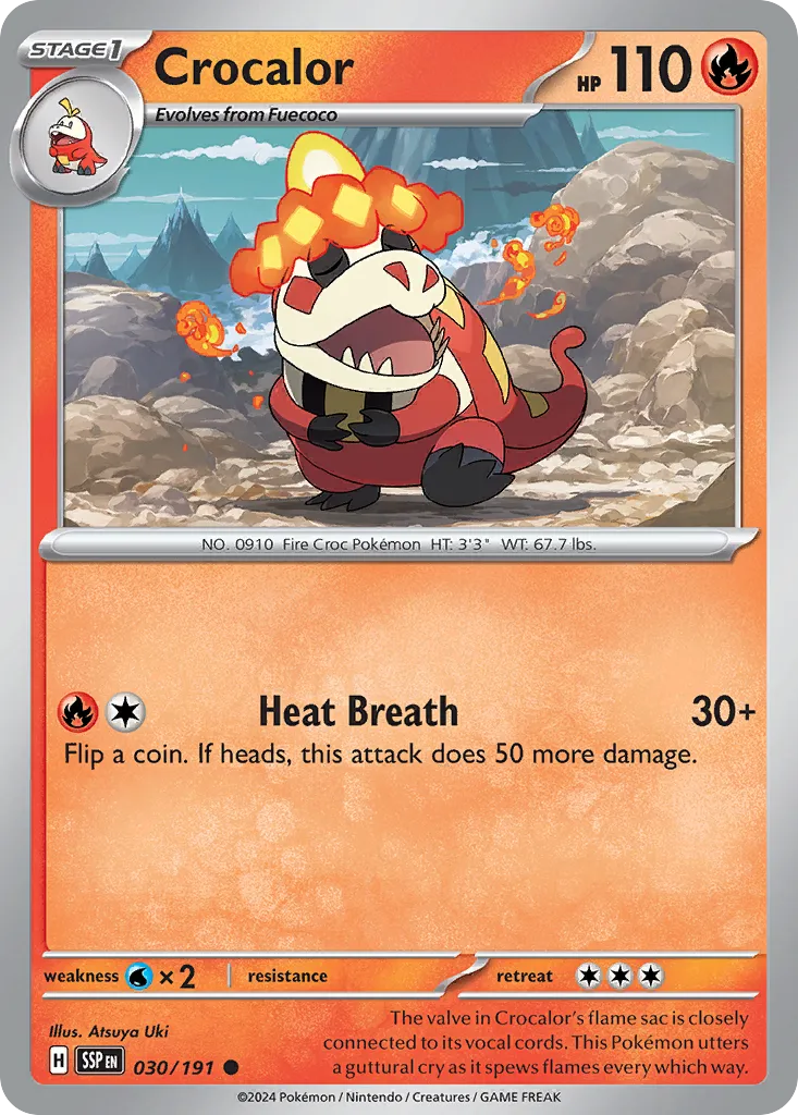 Crocalor #30, Surging Sparks