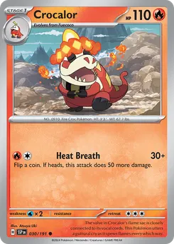 Crocalor #30, Reverse Holo