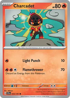 Charcadet #33, Reverse Holo