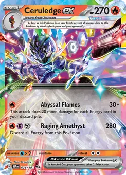 Ceruledge ex #36, Standard
