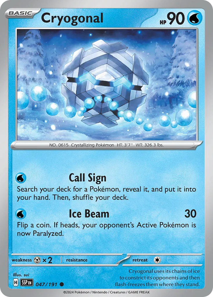 Cryogonal #47, Surging Sparks