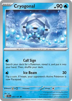 Cryogonal #47, Reverse Holo