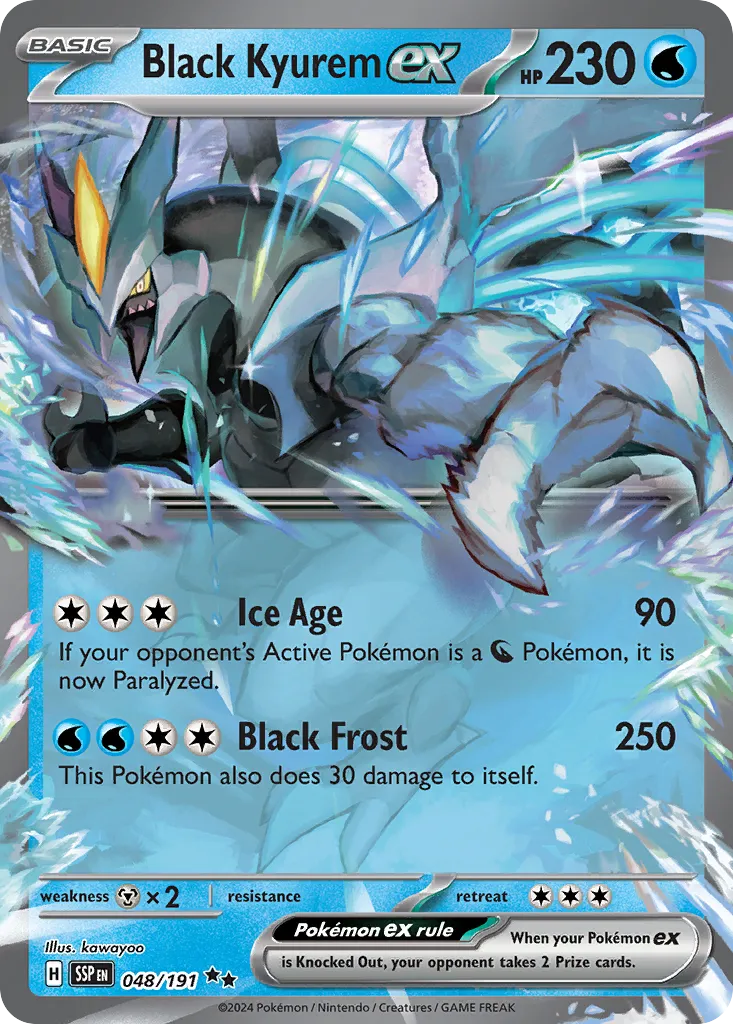 Black Kyurem ex #48, Surging Sparks