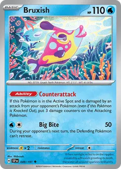Bruxish #49, Reverse Holo