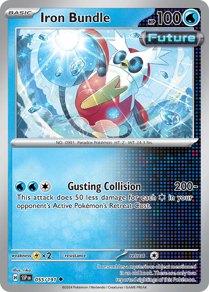 Iron Bundle #55, Surging Sparks Reverse Holo