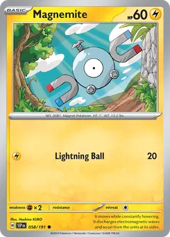 Magnemite #58, Reverse Holo