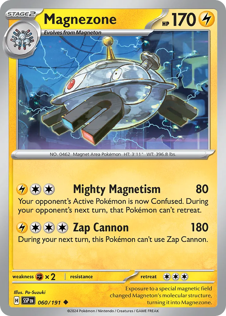 Magnezone #60, Surging Sparks