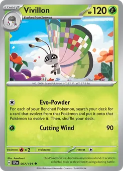 Vivillon #7, Reverse Holo
