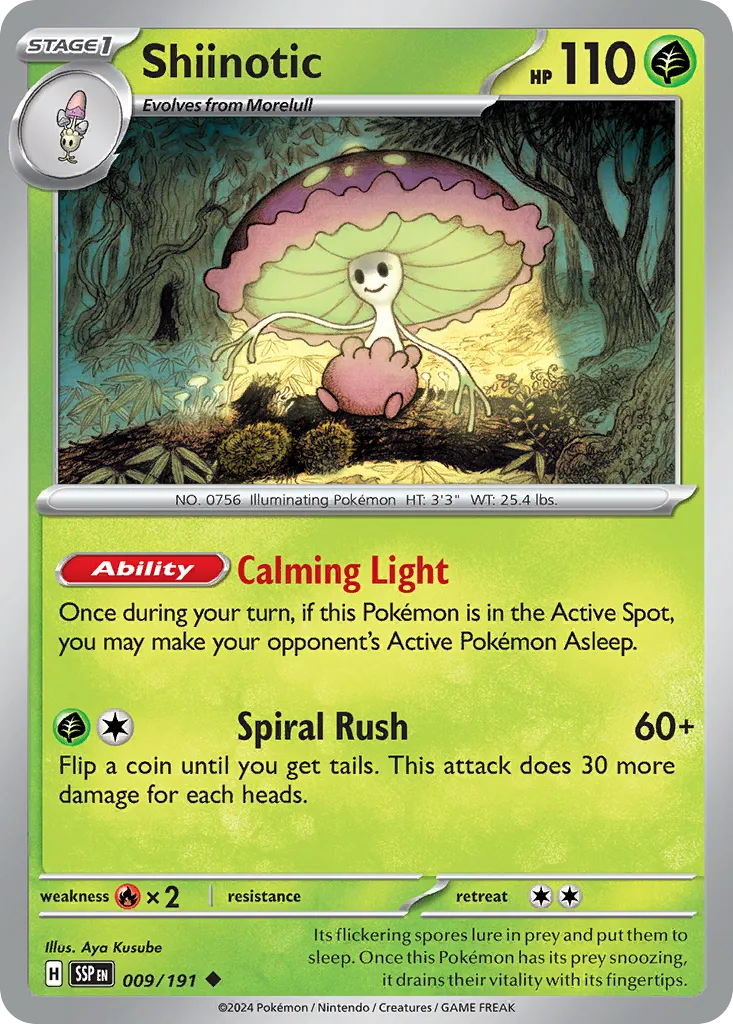 Shiinotic #9, Surging Sparks
