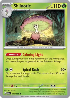 Shiinotic #9, Reverse Holo