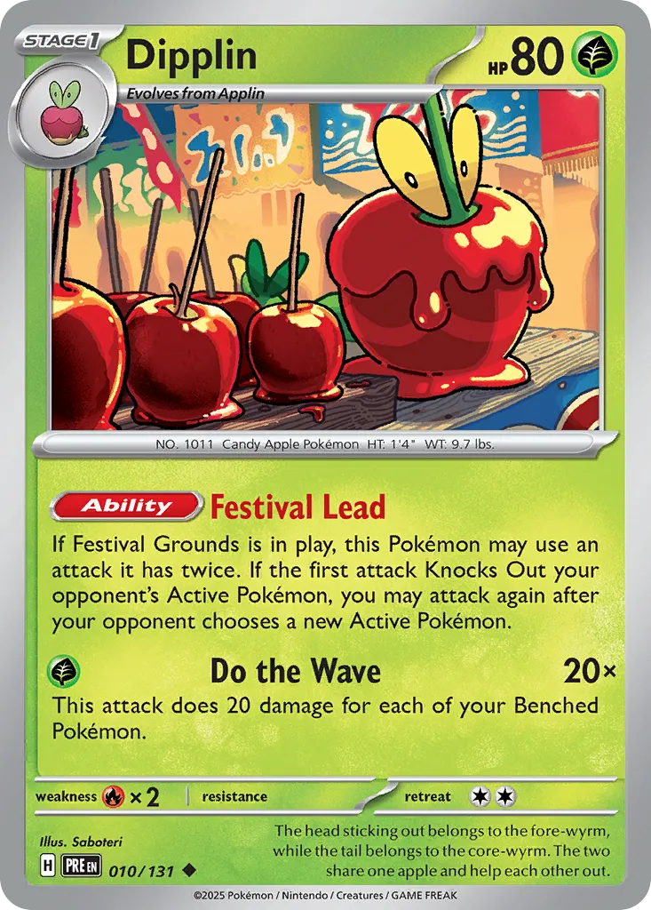 Dipplin #10, Prismatic Evolutions Poke Ball Reverse Holo
