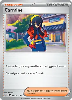 Carmine #103, Poke Ball Reverse Holo