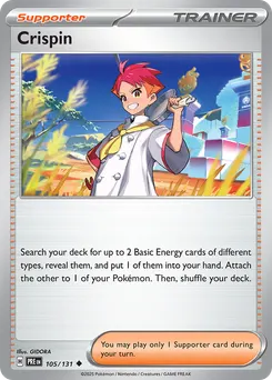 Crispin #105, Poke Ball Reverse Holo