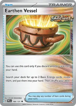 Earthen Vessel #106, Poke Ball Reverse Holo