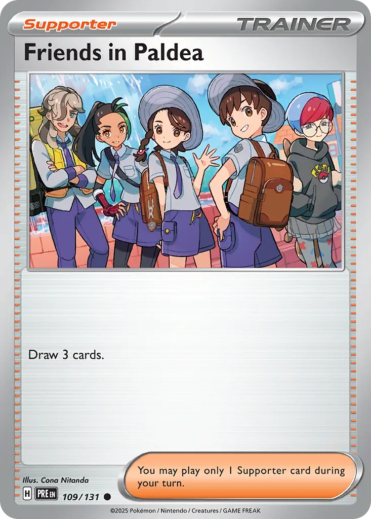 Friends in Paldea #109, Prismatic Evolutions Professor Program