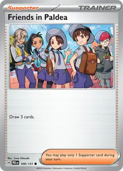 Friends in Paldea #109, Poke Ball Reverse Holo