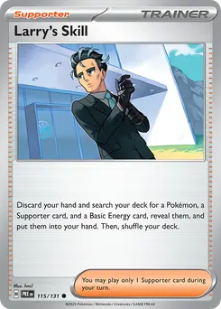 Larry's Skill #115, Poke Ball Reverse Holo