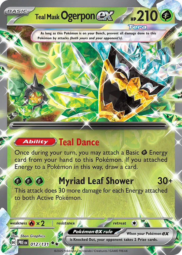 Teal Mask Ogerpon ex #12, Prismatic Evolutions