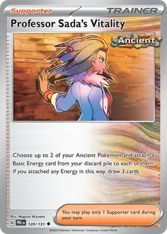 Professor Sada's Vitality #120, Poke Ball Reverse Holo