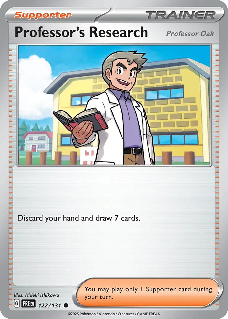Professor's Research #122, Prismatic Evolutions Poke Ball Reverse Holo