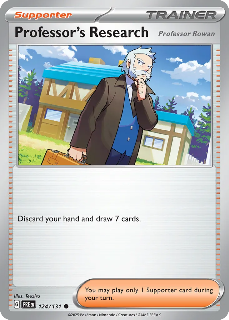 Professor's Research #124, Prismatic Evolutions Poke Ball Reverse Holo