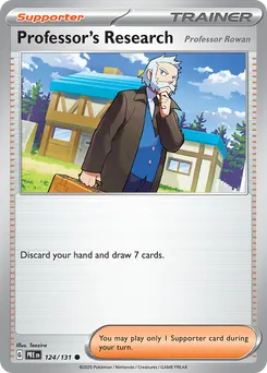 Professor's Research #124, Poke Ball Reverse Holo