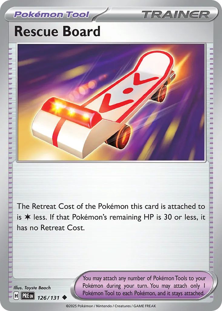 Rescue Board #126, Prismatic Evolutions Reverse Holo