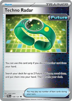 Techno Radar #130, Poke Ball Reverse Holo
