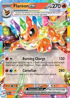 Flareon ex #14, Standard