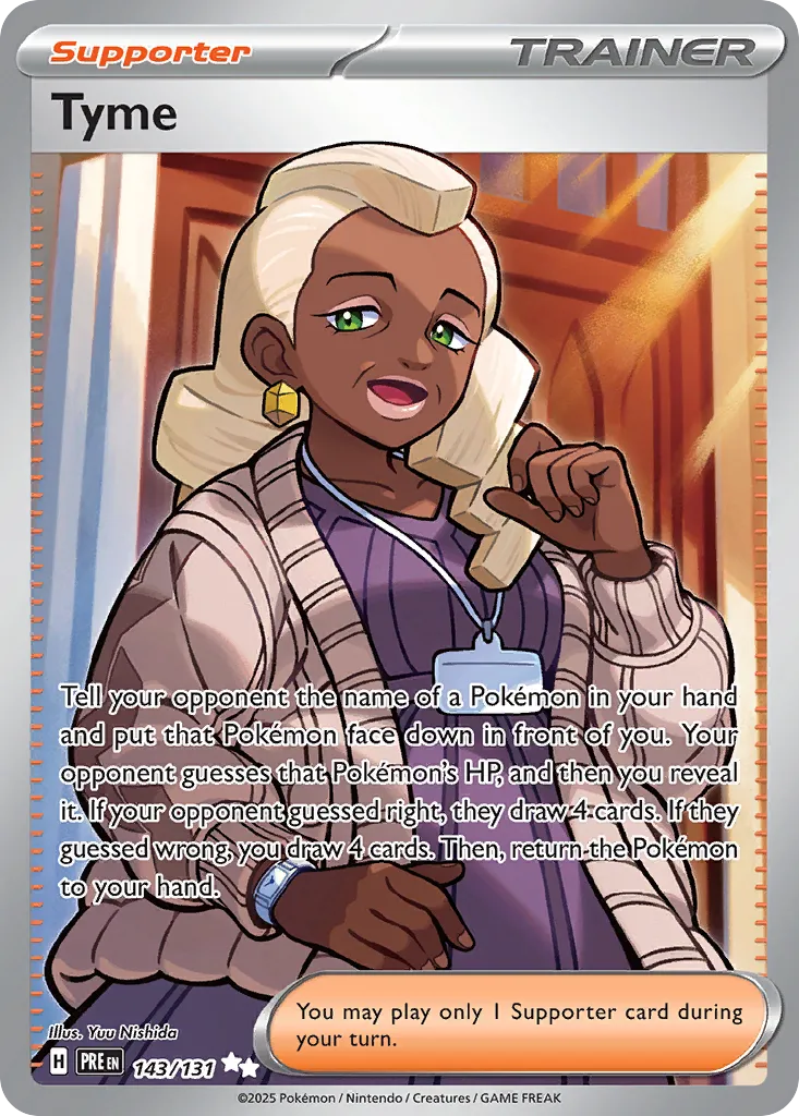Tyme #143, Prismatic Evolutions