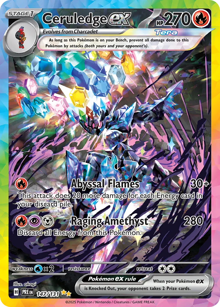 Ceruledge ex #147, Prismatic Evolutions