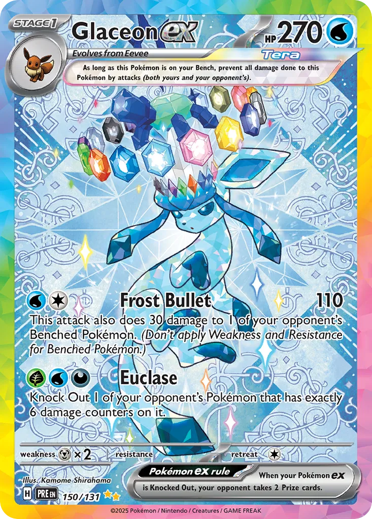 Glaceon ex #150, Prismatic Evolutions