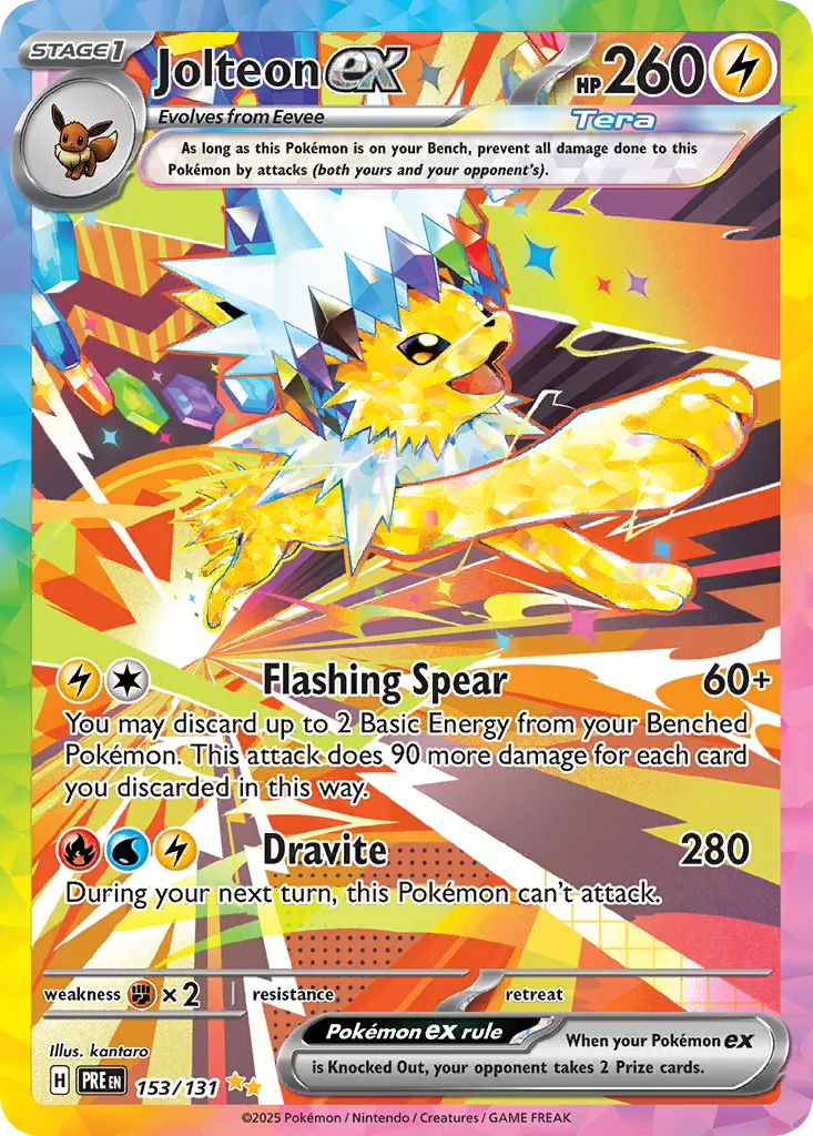 Jolteon ex #153, Prismatic Evolutions