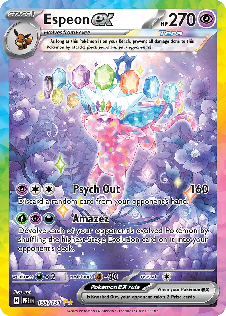 Espeon ex #155, Prismatic Evolutions