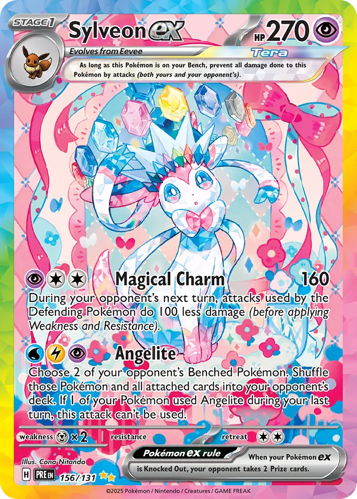 Sylveon ex #156, Prismatic Evolutions
